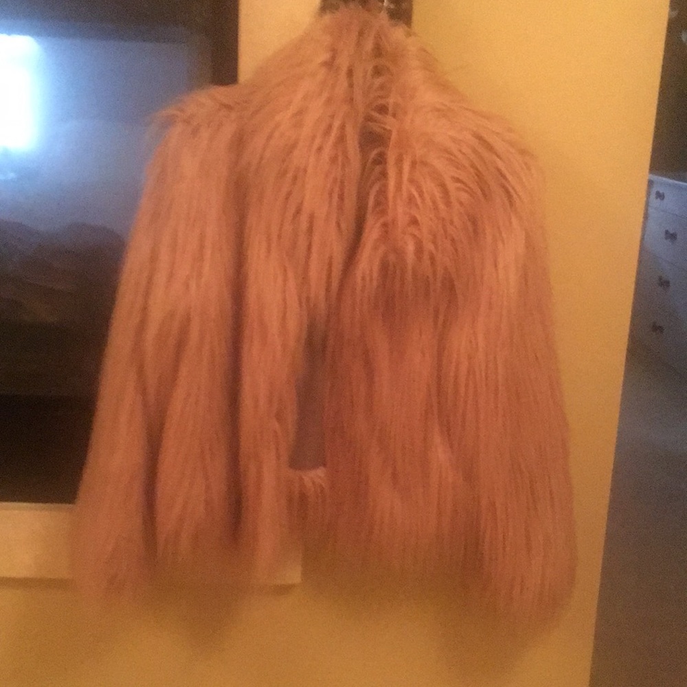 Faux fur jacket
